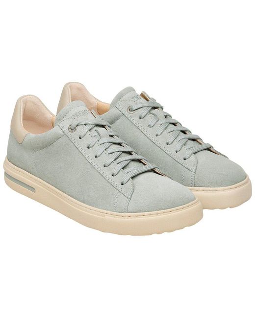 Birkenstock White Bend Low Suede Sneaker