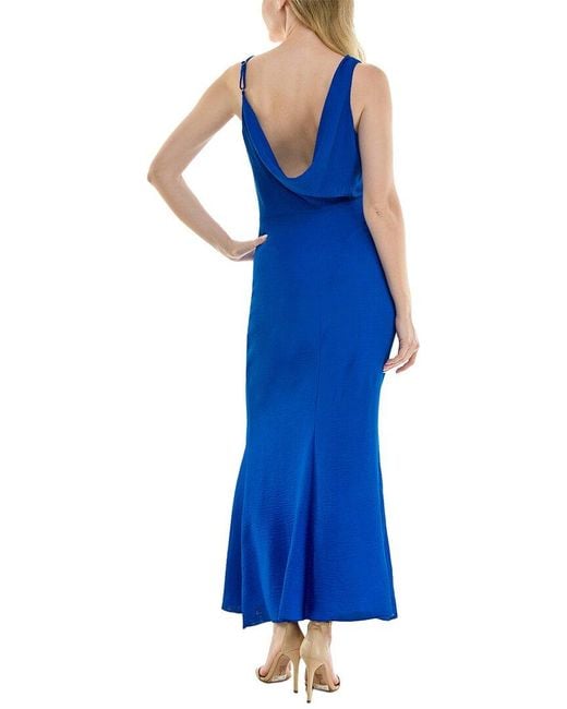 Bebe Blue Maxi Dress