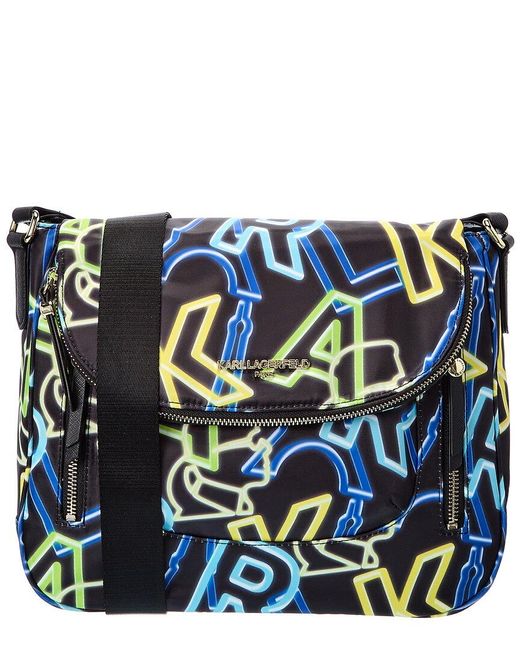 Karl Lagerfeld Cara Messenger Bag in Black Lyst Canada