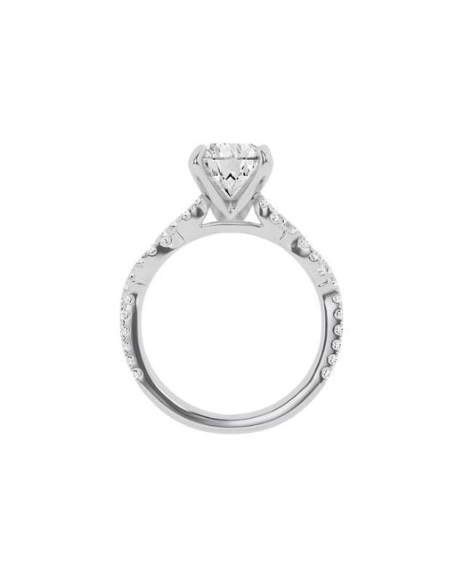 Lab Grown Diamonds White 14K 3.00 Ct. Tw. Lab-Grown Diamond Ring