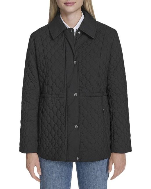 Cole Haan Black Quilted Jacket
