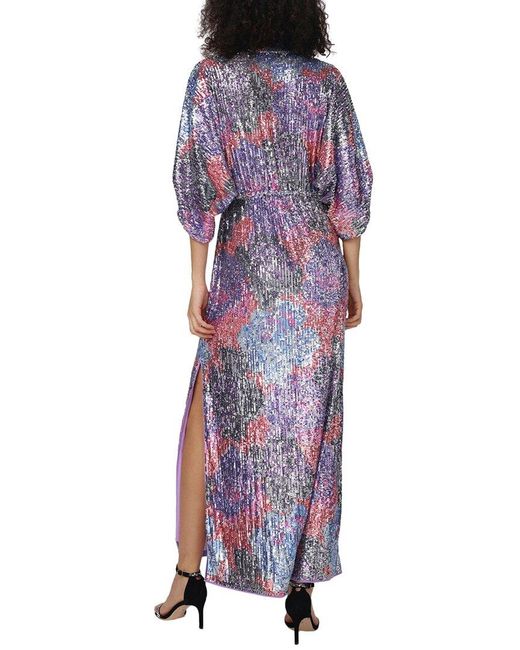 Diane von Furstenberg Purple Jessel Dress