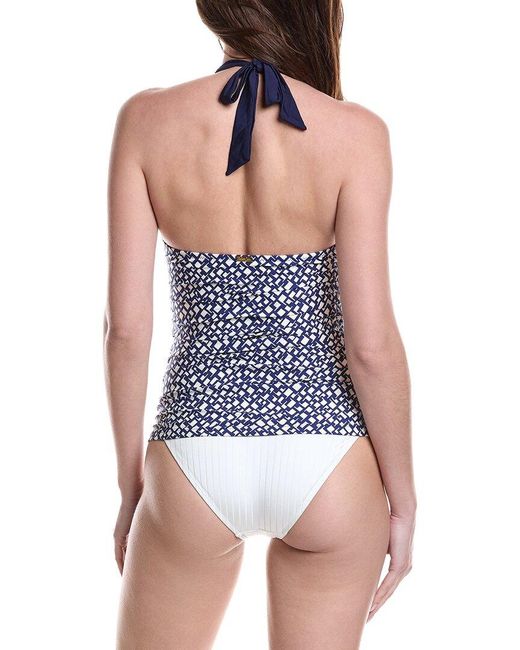 Helen Jon Blue Halterkini Top