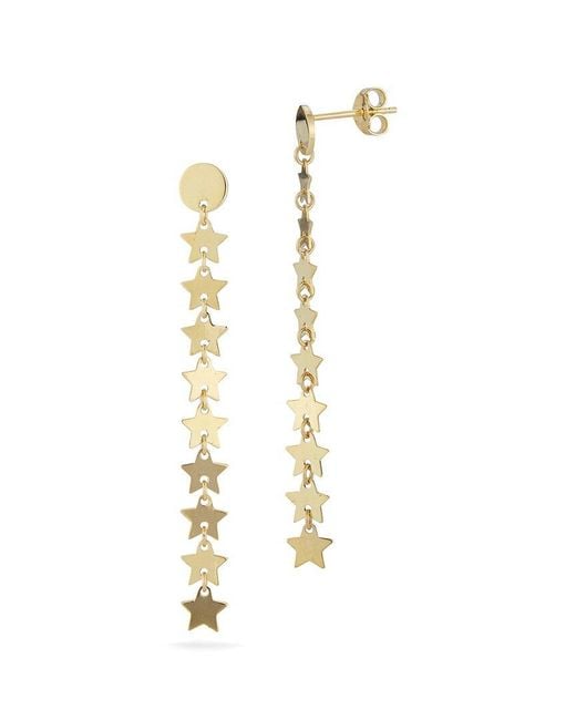 Ember Fine Jewelry White 14k Star Drop Earrings