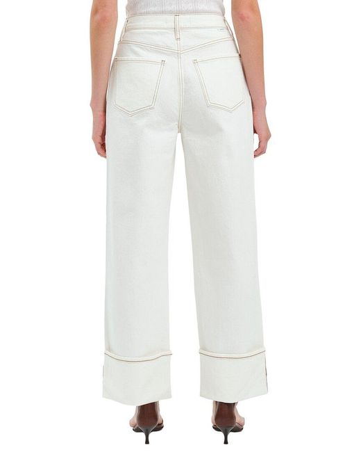Daze Denim White Eastside Vanilla Loose Jean