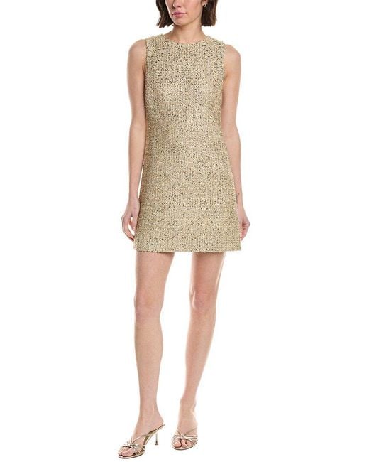 Alice + Olivia Natural Cade Shift Dress