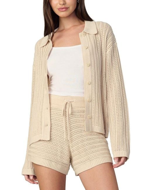 Joe's Jeans Natural The Arlo Crochet Cardigan