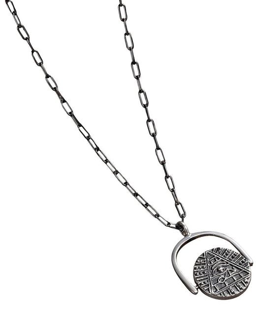 Karma and Luck White Pendant Necklace