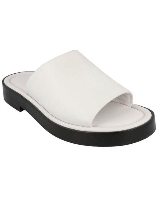 Ferragamo White Giunone Leather Sandal for men