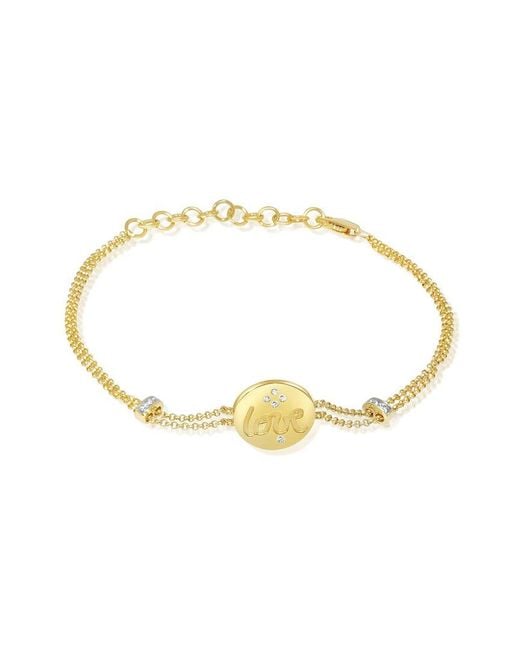 Diana M Metallic Fine Jewelry 14k Diamond Bracelet