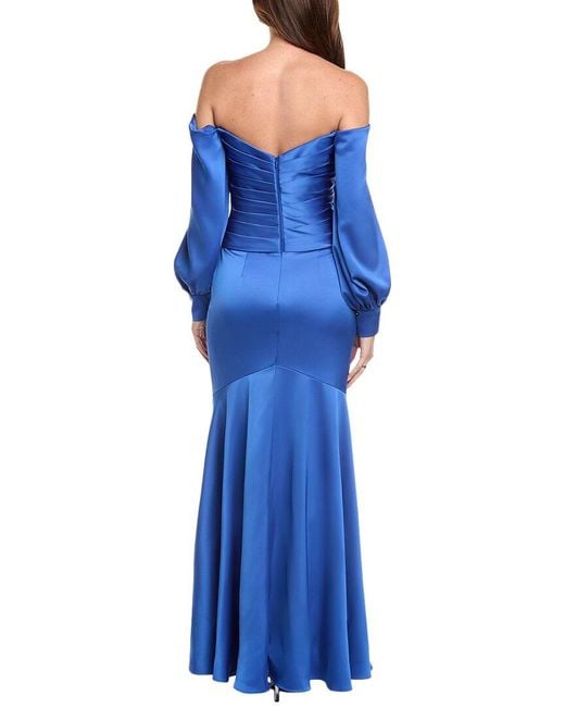 THEIA Blue Milenia Gown
