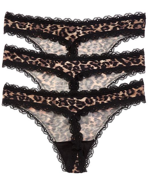 B.tempt'd Black B.Temptd By Wacoal Future Foundation Thong