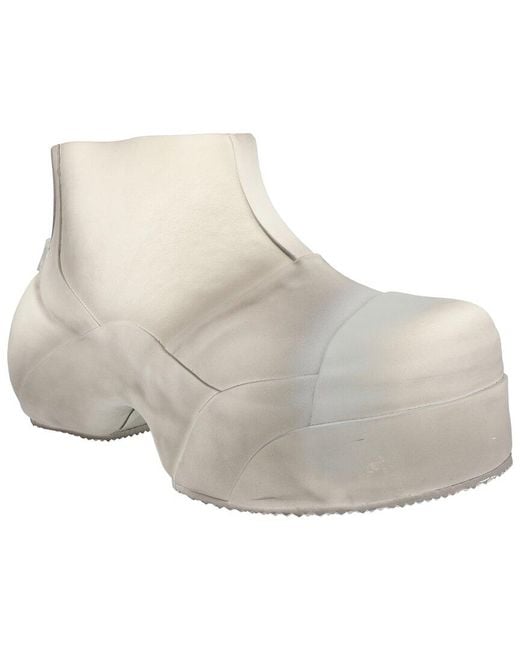Givenchy White Show Ankle Rubber Rainboot for men