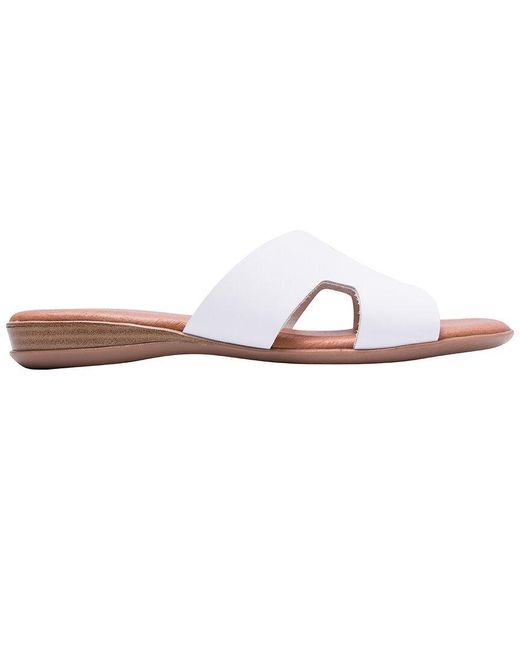 Andre Assous White Nadenka Sandal