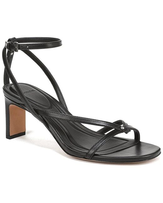 Vince Metallic Marilyn Leather Strappy Sandal