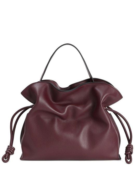 Tiffany & Fred Paris Purple Smooth Leather Crossbody