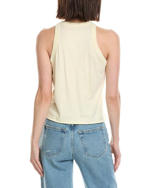 James Perse Blue Jersey Muscle Tank