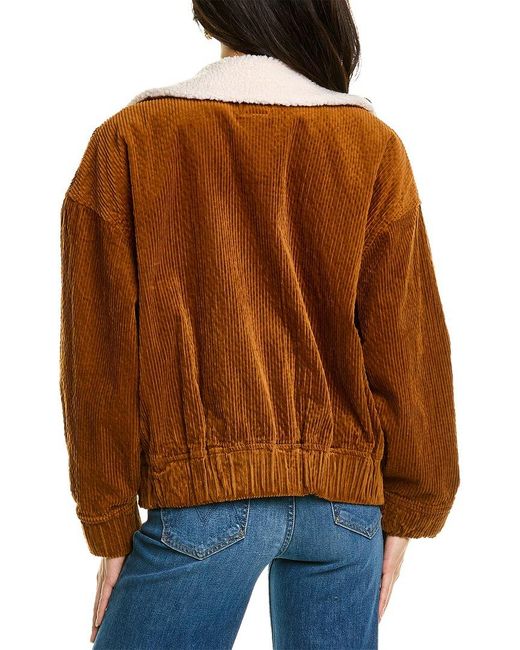 Mother Brown The Springy Patch Bomber Jacket