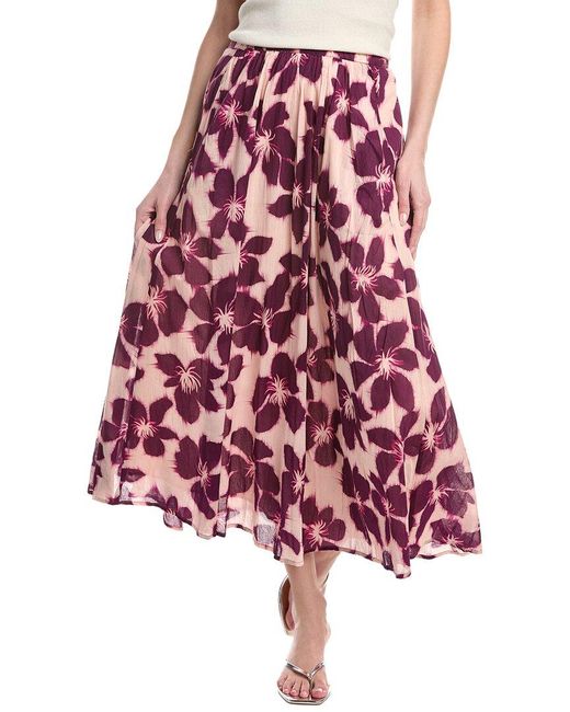 Velvet By Graham & Spencer Red Jess Skirt
