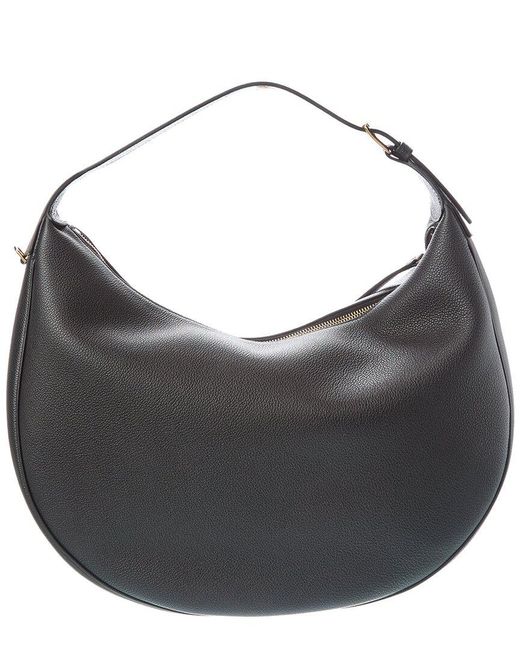 Céline Gray Lulu Large Leather Hobo Bag