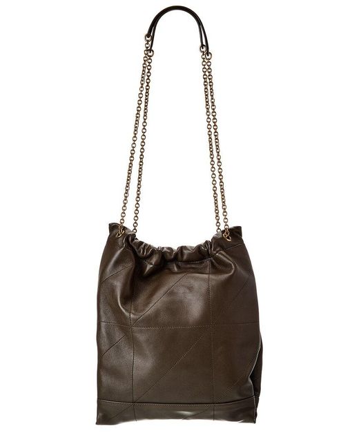 Saint Laurent Brown Jamie 4.3 Pochon Leather Shoulder Bag
