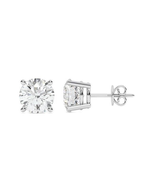 Lab Grown Diamonds White 14K 6.00 Ct. Tw. Lab-Grown Diamond Earrings