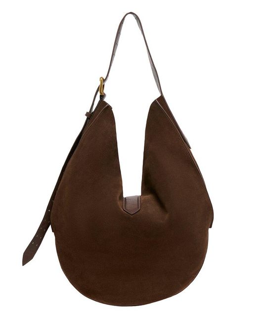 Dolce Vita Brown Oakley Suede Hobo Bag
