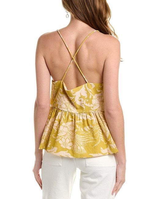 Ted Baker Yellow Mahbel Top