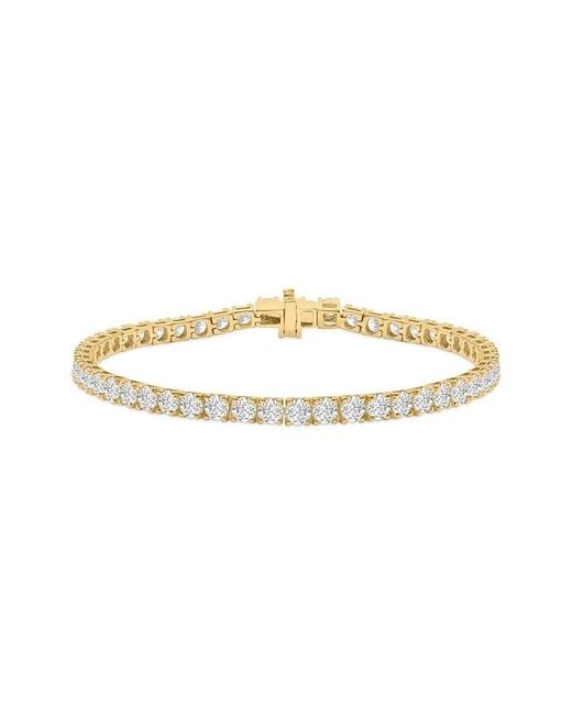 Lab Grown Diamonds Metallic 14K 5.00 Ct. Tw. Lab-Grown Diamond Tennis Bracelet