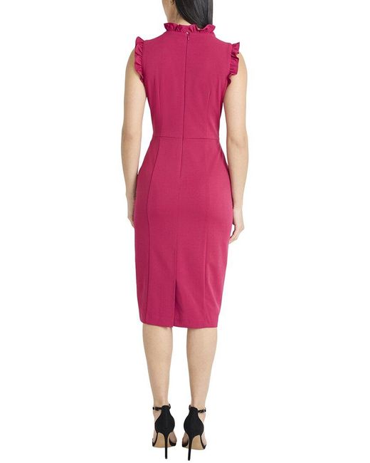Maggy London Pink Midi Dress