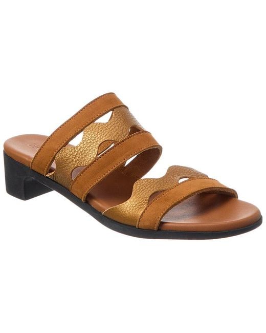 Arche Brown Kisawa Leather Sandal