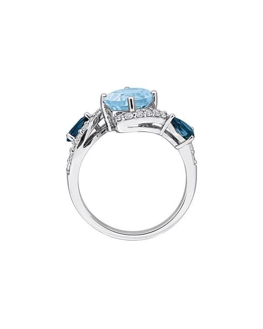 Rina Limor Blue 3.68 Ct. Tw. Topaz Ring