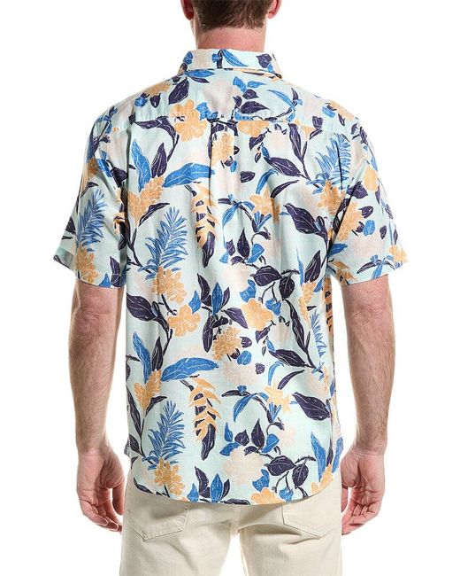Tommy Bahama Blue Tortola Aqua Isles Shirt for men