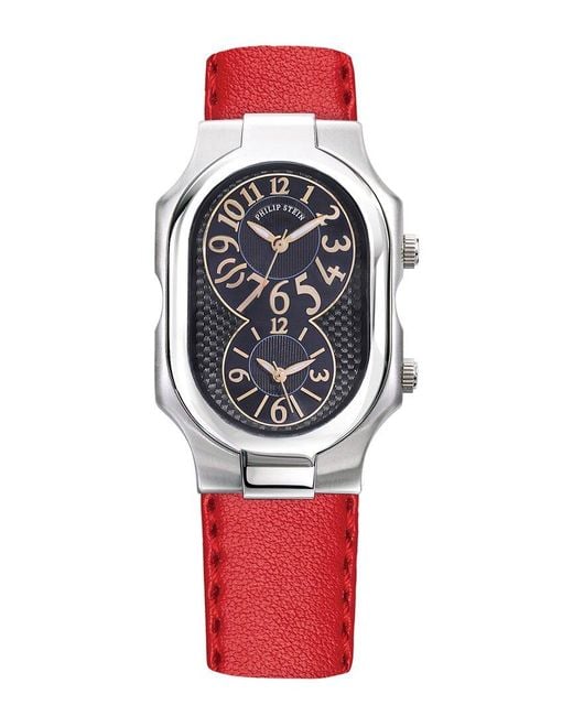 Philip Stein Red Unisex Signature Watch for men