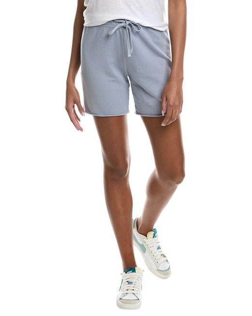James Perse Blue French Terry Short