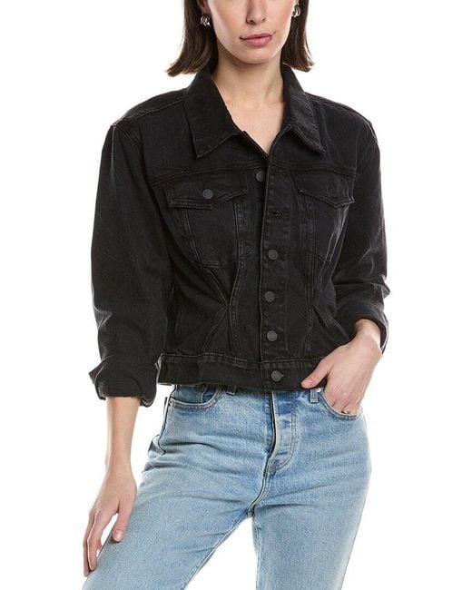 Hudson Black Cinched Waist Jacket