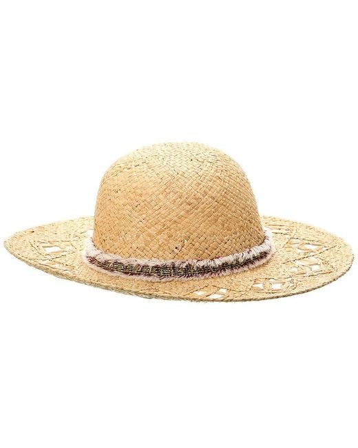 Surell Natural Raffia Sun Hat