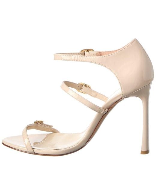 Alexandre Birman Natural Poppy 100 Leather Sandal