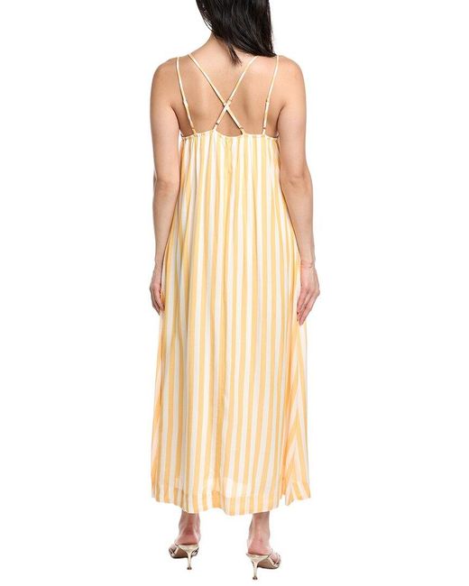 LOST AND WANDER Natural Sunburst Glow Maxi Dress