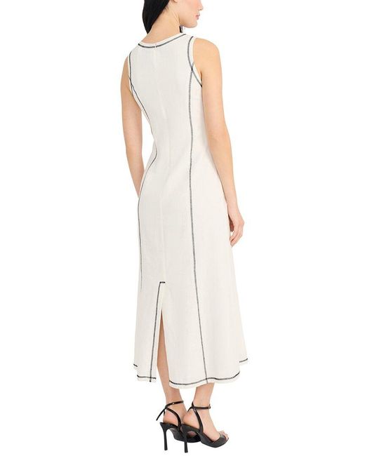 Donna Morgan White Maxi Dress