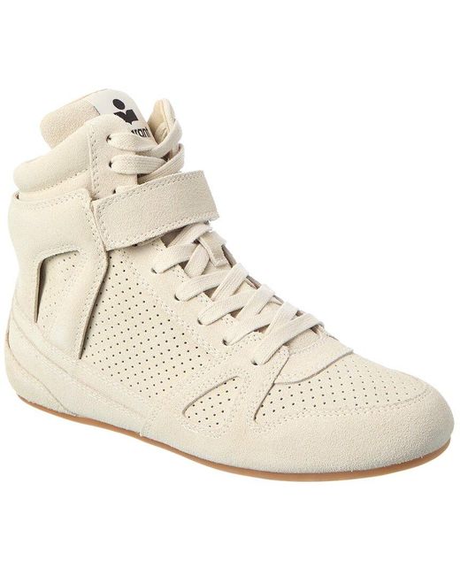 Isabel Marant Natural Senny Suede Sneaker