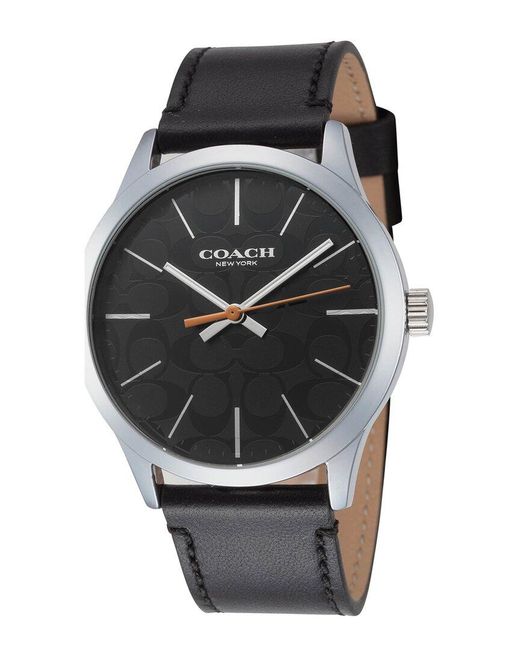 COACH Gray Baxter Watch