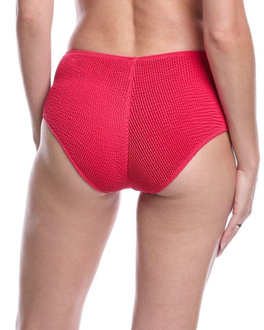 WeWoreWhat Red Low-Rise Swim Short