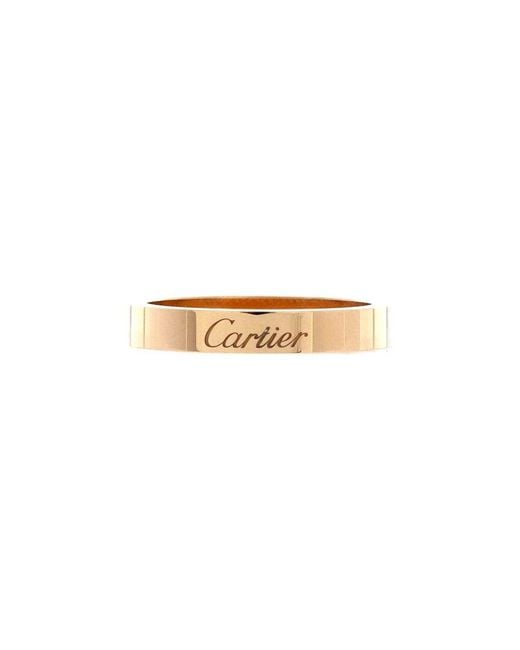 Cartier White 18K C De Wedding Band Ring 18K 3Mm (Authentic Pre-Loved)