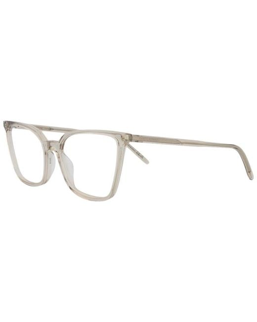 Saint Laurent White 54Mm Optical Frames