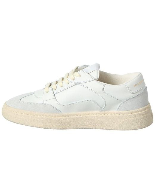 Giuseppe Zanotti White Gz/94 Leather & Suede Sneaker