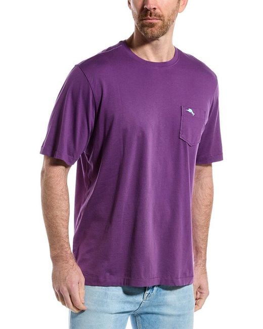 Tommy Bahama Purple New Bali Skyline T-shirt for men