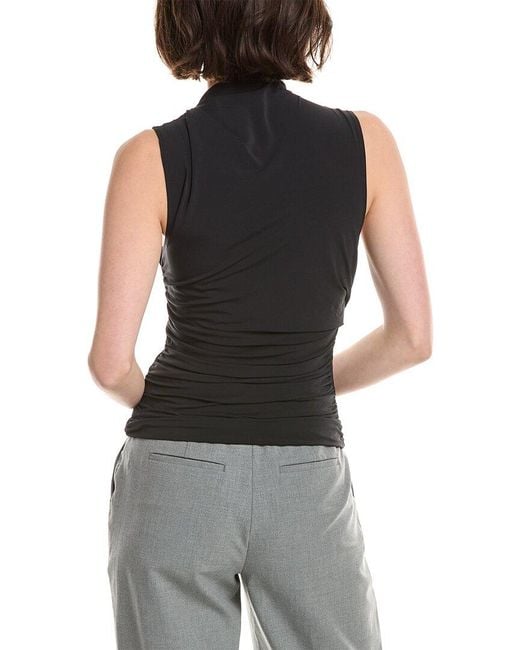 Rag & Bone Black Clara V-neck Drape Tank