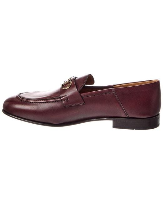 Ferragamo Brown Ottone Leather Loafer