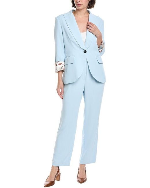 Pascale La Mode Blue 2Pc Suit